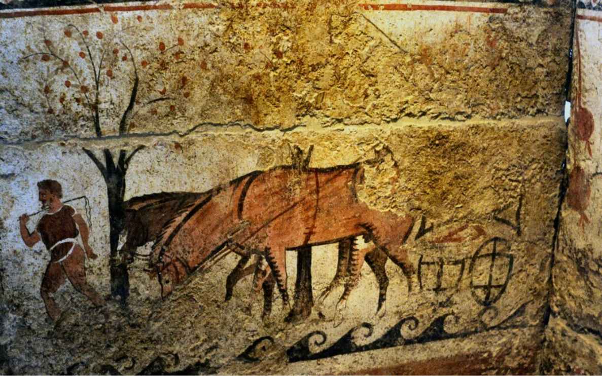 Paestum. Ancient Greek funeral art in Italy. The Farm Cart… | Flickr